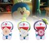 Anime Doraemon Theme 6pcs Toys Pineapple Watermelon Mangosteen Mango Peach Pear