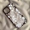 Funda de Teléfono Transparente con Encaje Blanco Estilo Ins para iPhone 17 16 15 14 13 12 11 Pro Max 16 Plus Fundas de Cobertura Dura a Prueba de Golpes
