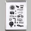 Reusable Silicone Stamps for DIY Scrapbooking Gift Card Making Party Invitations