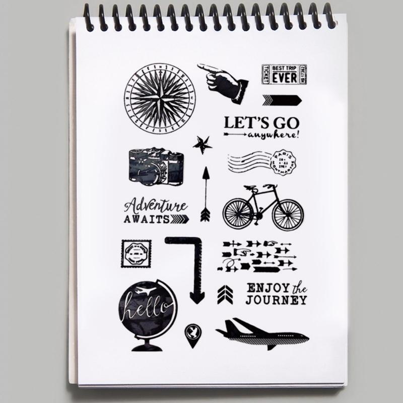Reusable Silicone Stamps for DIY Scrapbooking Gift Card Making Party Invitations