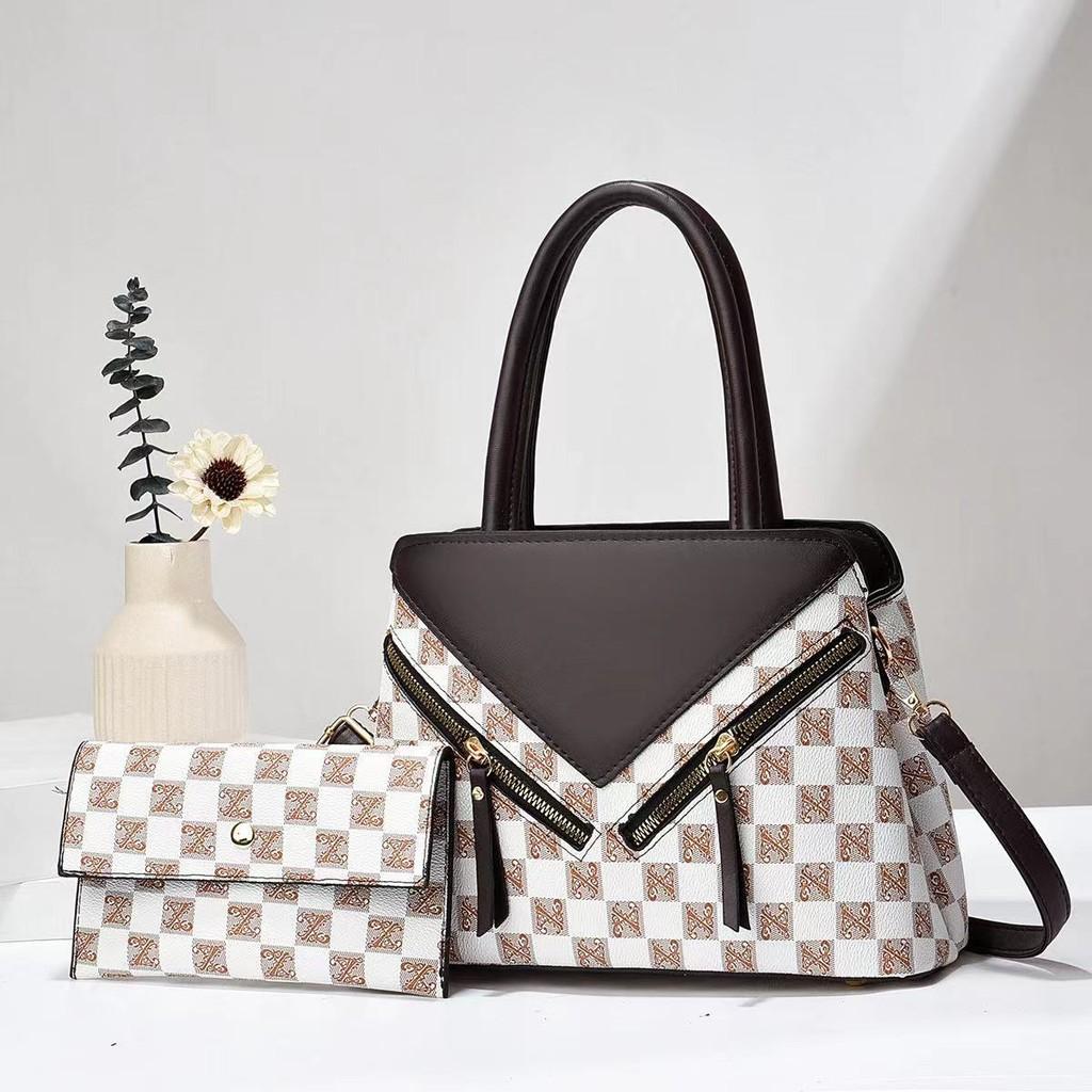 Schicke Minimalistische Colorblock PU Schultertasche Stilvolle Kompakte Handtasche Für Damen