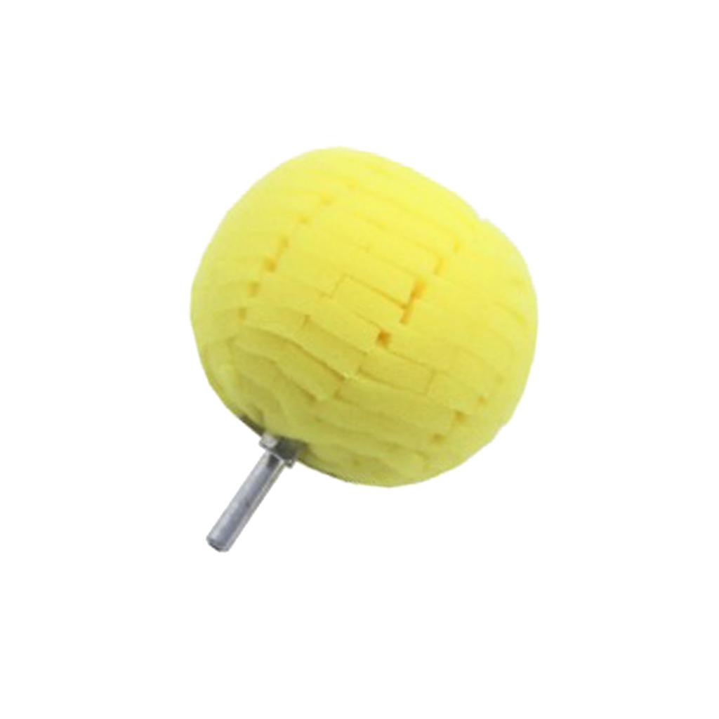 Polishing Sanding Abrasive Ball 3 Inch Buffering Wheel Diameter with 1/4 Inch Shank for Mirror