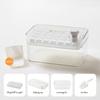 Press Type Ice Cube Maker With Storage Box Ice Bucket Food Grade Summer Ice Cube Tray  Kitchen