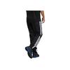 Adidas Comfortable Breathable Cuffed Retro Sports Long Pants Knitted Sports Pants Men Bottoms Black GH6688
