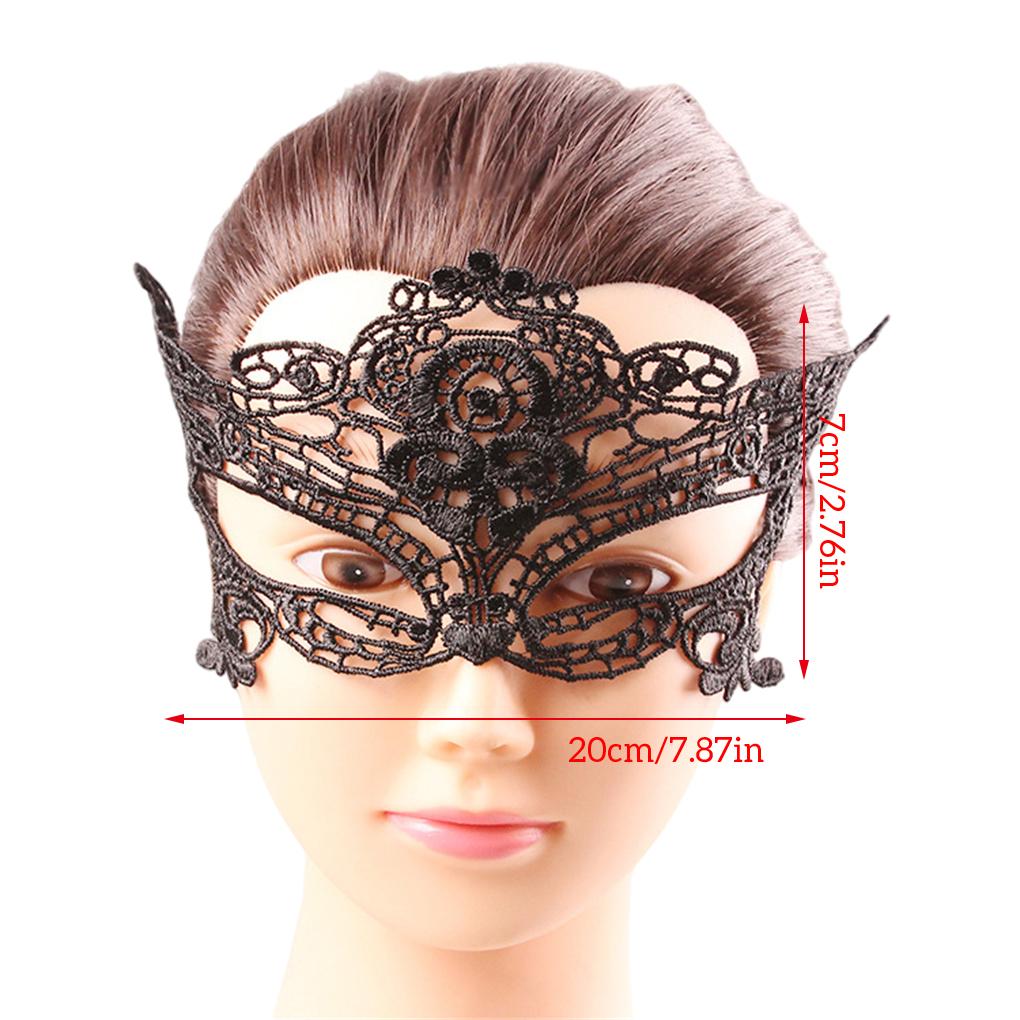 Vampire Choker Covers Exquisite Retro Fashion Lightweight Design Gemstone Hollowed Facepiece out for Cosplay for Party