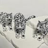 3D Printed Snow Leopard Figurines Ornaments Realistic Wild Animals Figurines Animal Models Home Desk Decoration