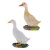 2Pc Craft Miniature Woodland Animal Fairy Garden Forest Resin StatueA+B