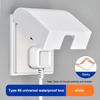 Self Adhesive Waterproof Wall Socket Cover With No Drilling Design And Easy Installation For Bathroom Kitchen Outdoor Use