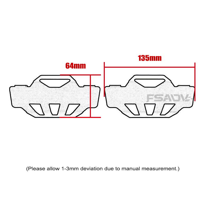 R1300GS Motorcycle Front Brake Caliper Guard Cover Protector Accessories Fit For BMW R 1300GS R1300 GS R 1300 GS ADV 2024 2025