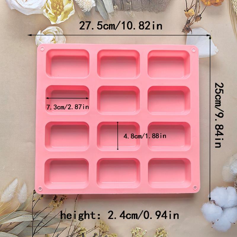Silicone Mini Loaf Pan Bread Baking Silicone Mold For Brownie Cheesecake Chocolate Bar Kitchen Bakeware Meatloaf Ice Cube Tray