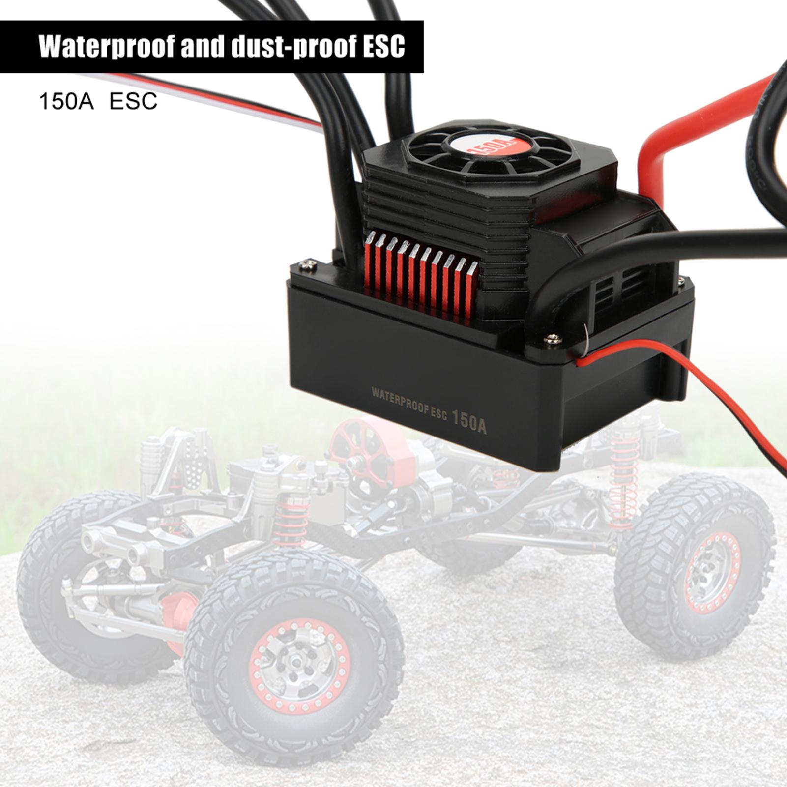 

SURPASSHOBBY 150A Waterproof Dust Proof Electric Speed Controller ESC RC Part