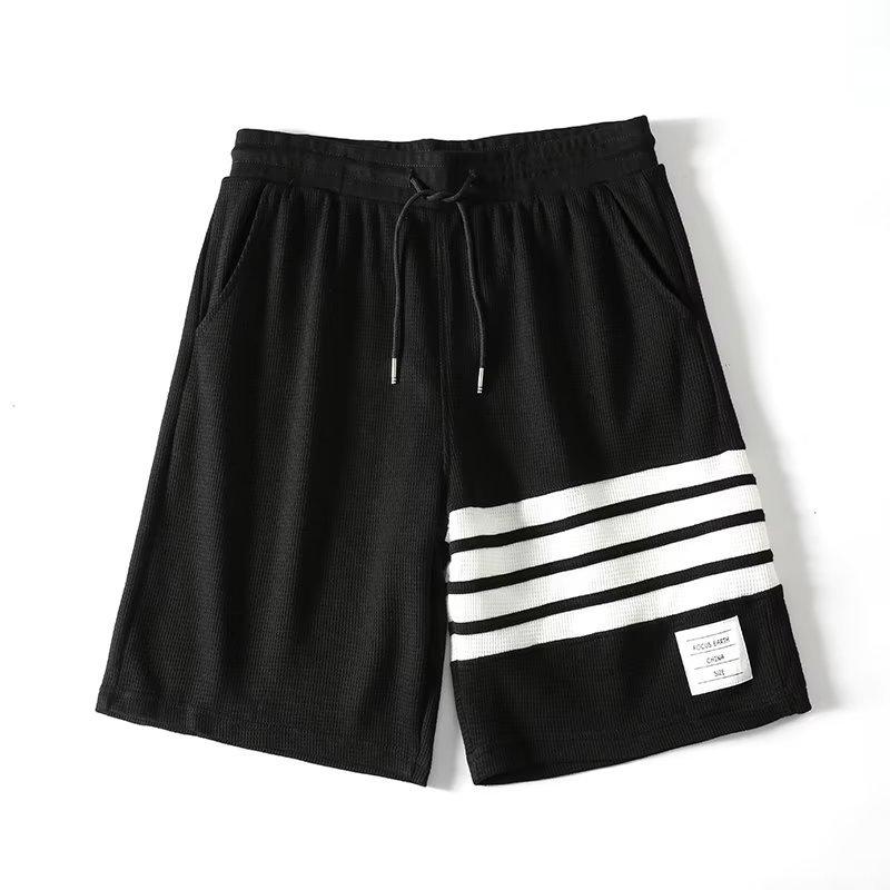 Herren Casual Shorts Frühling und Herbst Einfarbig Sportshorts Mode Fünfviertelhosen Harajuku Locker