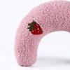 U-Shaped Pet Pillow Cat Sleep Pillow Soft Plush Neck Support Cushion Pet Snuggle Pillow for Puppies Kittens