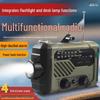 Emergency Hand-Crank Solar Flashlight Radio Power Bank