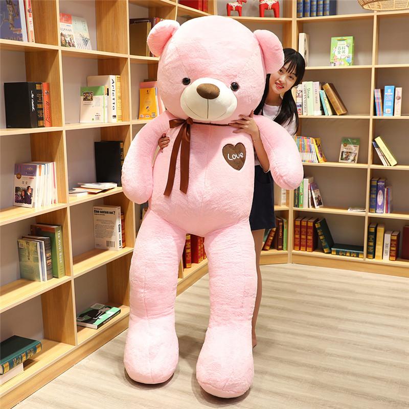 Large Hug Bear Doll Plush Teddy Bear Doll Bed Sleeping Pillow Ragdoll Birthday Gift Female