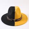 Popular European and American Classic Double-color Wide-brimmed Top Hat Men's and Women's Fashion OL Style Cowboy Hat Jazz Hat