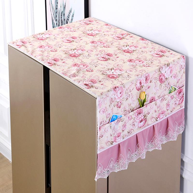 1Pc Refrigerator Dust Cover General Cloth Home Organization Oven Cover Cloth Modern Simplicity Washing Machine Cover Towel