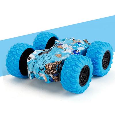 Inertia Double Side Pull Back Cars Friction Powered Vehicles Stunt Graffiti Car Off Road Model Toy Car For Kids Boy Great Gifts