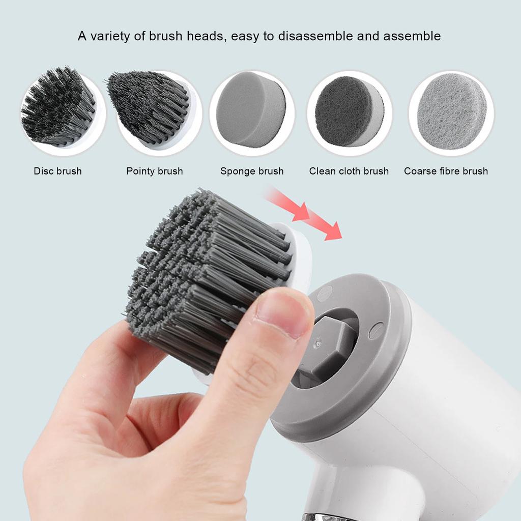 Electric Scrubber Replaceable Brush  Electric  Scrubber  Cordless Cleaning Scrubber Brush  for Replacement