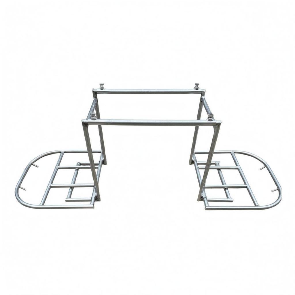 Motorcycle Side Luggage Rack Cylindrical Frame Cargo