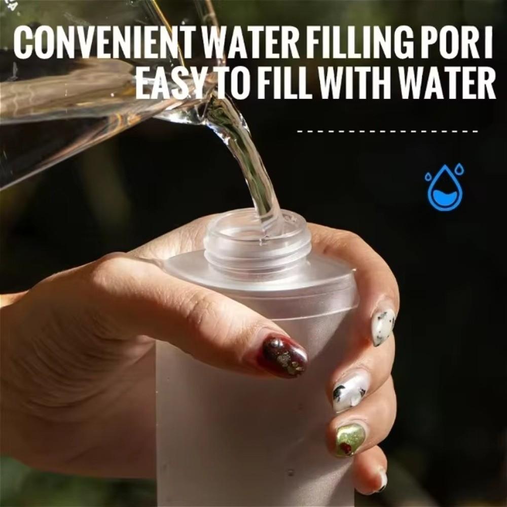 Leak-Proof Cycling Water Bottle High Flow Folding Water Bottle Collapsible Water Bottle  Travel