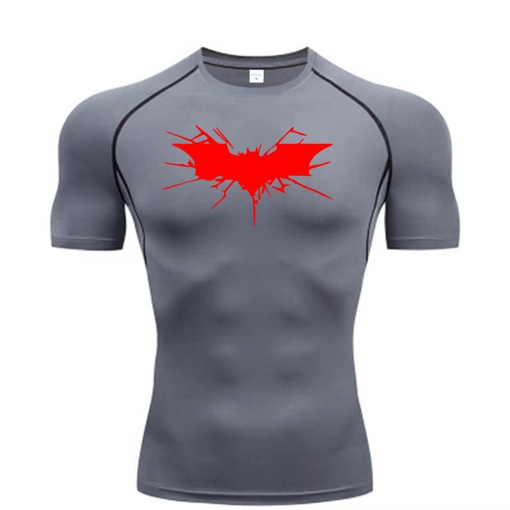 Art Bat Compression Shirt Men's Sprint Step T-shirt Fitness Sport Top Quick Dry Fitness Sportswear Bodybuilding Clothing RL00101