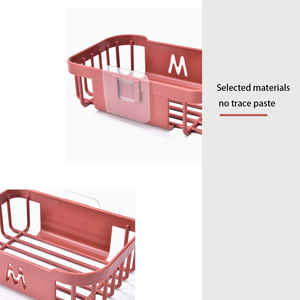 Recableght Wall\-Mounted Tissue Storage Rack Hollow Drain Basket Roll Paper Shelf Firm Durable For Kitchen Bathroom Toilet