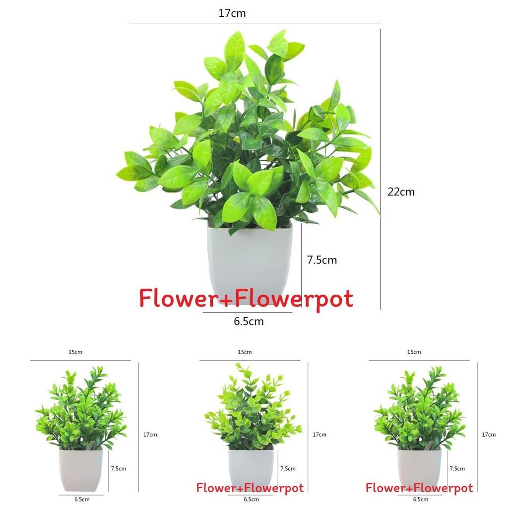 Eucalyptus Plastic Magnolia Potted Plant Bonsai For Indoor Gift Decoration
