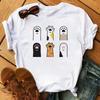 Kawaii Cats Print Summer Cute Women Tshirt Funny Cartoon T Shirt FeUnisex Unisexs Tshirt 90s Fashion Korean Style Top Tee