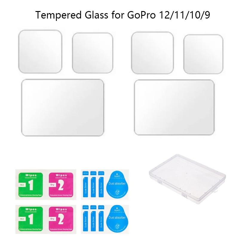 Unterwasser-Tauchgehäuse (60 m) + Filter + Mini-Tragetasche + 9H gehärtetes Glas für GoPro Hero 12 11 10 9 Kamerazubehör