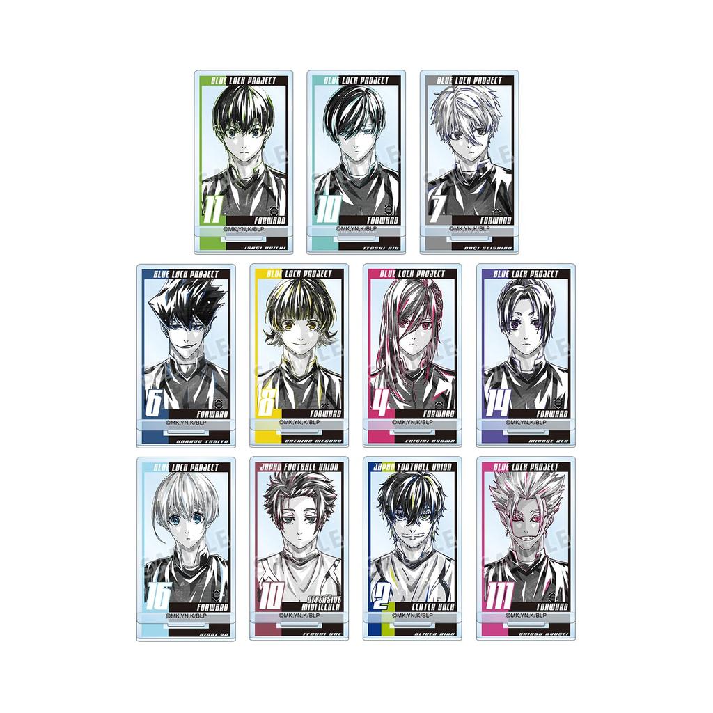 ТВ Аниме Торговый Ани Арт ЧЕРНАЯ МЕТКА Акриловая Подставка Коробка «Синяя тюрьма» 11 штук