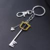 SG Hot Game Kingdom Hearts Key Keychains Sora Crown Roxas Keyblade Paopu Fruit Weapon Pendants Keyring For Men Car Jewelry Gift