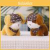 Plush Dog Keychain Toy With Pp Cotton Filling For Bag Decorations And Collecting