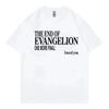 2025 Summer New Hot Neon Genesis Evangelion Printed Men's and Women's Pure T-shirt Couple Street Casual Top Popular Fashion