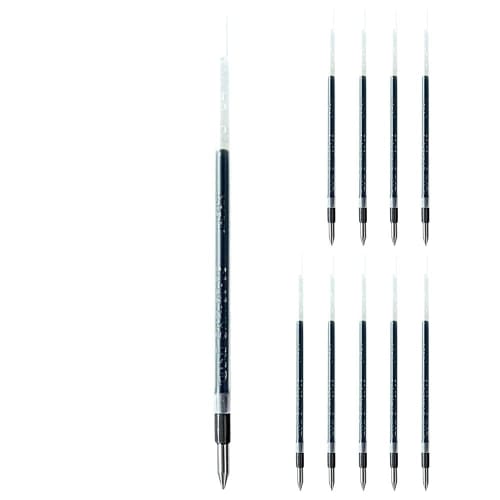 Mitsubishi Pencil Uni Oil-based Ballpoint Pen Refill SXR-80-05 0.5mm Black Set of 10 SXR8005.24