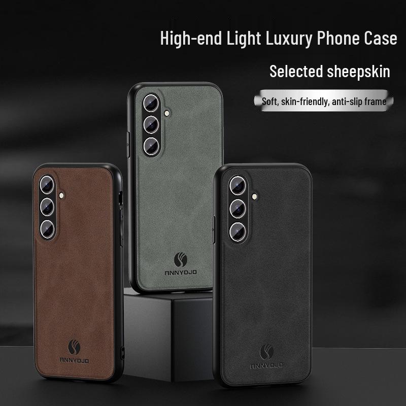 Samsung S26 Ultra Car Magnetic Phone Case - A57 Suede Texture Skin-friendly S25 FE Protective Cover