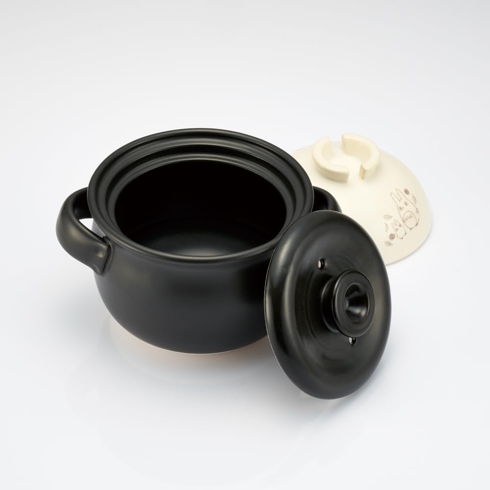 Skater Banko Ware Rice Earthenware Rice My Neighbor Studio Ghibli Design Cooker, 1-cup Capacity, Cooker, Totoro, CHDN1-A