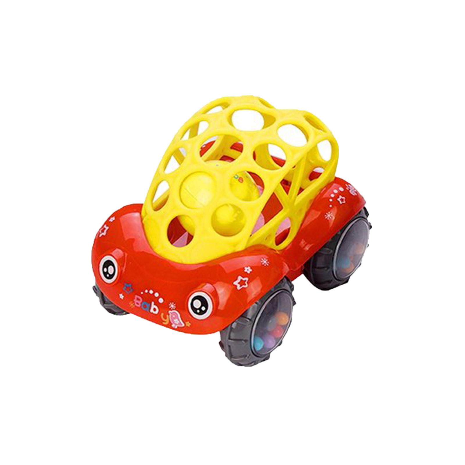 

Детский красочный ручной колокольчик-погремушка для автомобиля, музыкальная игрушка-колокольчик One Size красный