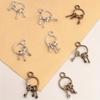 10pcs  Mini Key Pendant Suitable for Earrings, Necklaces, Mobile Phone Pendants And Other Accessories DIY Production