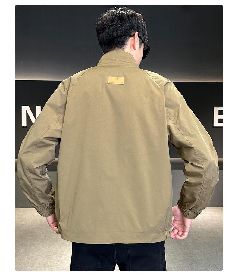 Men's Casual Fashion Stand Collar Cotton-Padded Jacket for Autumn and Winter