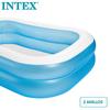 INTEX Large Swim Center Family Pool, 203 x 152 x 48 cm (8.7 x 6.7 x 18.7 inches), Blue, 57180 [Official Japanese Product]