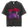 Dandadan Shirt Vintage Washed Unisex Oversized Anime Streetwear Soft Cotton Short Sleeve Tee Gift Clothing Tops 2026 Hot Sale