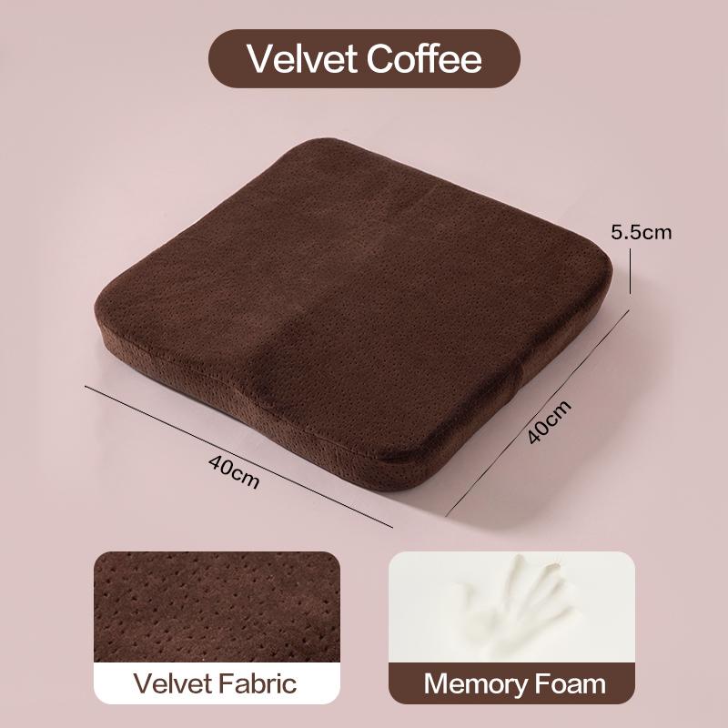 Ergonomic Memory Foam Office Cushion Anti Hemorrhoid Cushion Chair Cushion Tailbone Pillow Car Office Seat Cushion