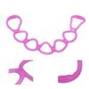 Fitness Elastic Pull Rope Home Gym Multifunctional Yoga Shaping Workout 7 Hole Resistance Band (Purple)