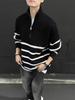 Unisex 2026 Japanischer Vintage Pullover - Herbst Retro BF Stil, Weicher Flauschiger Reißverschluss Pullover Strickware