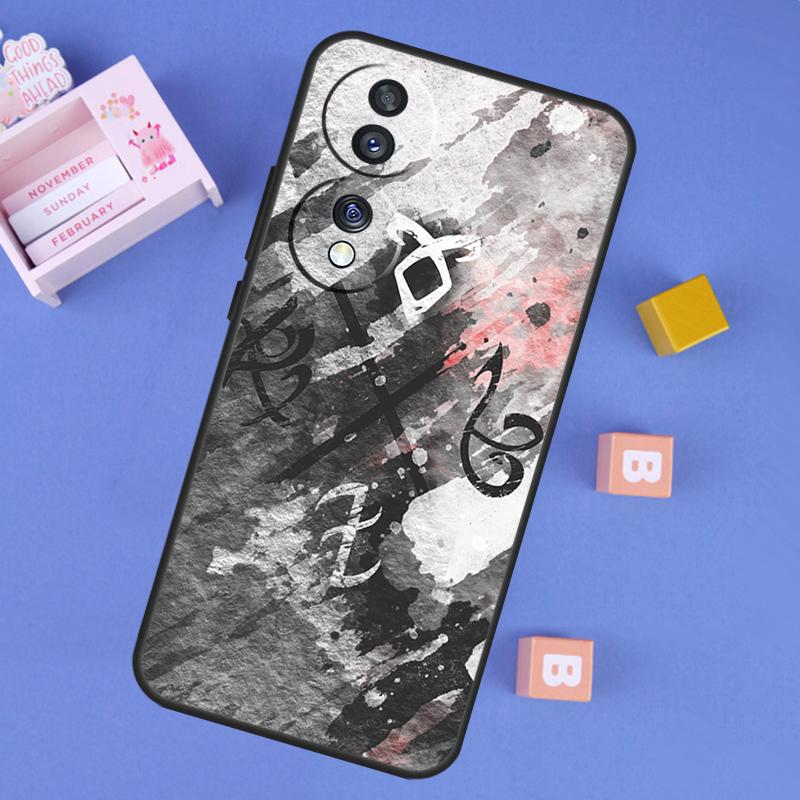 Angelic Rune Shadowhunters Case For Honor 400 Pro 200 70 90 Lite X9a X9b X9c X9d X8b X8c Win RT Magic 8 5 6 7 Pro Cover