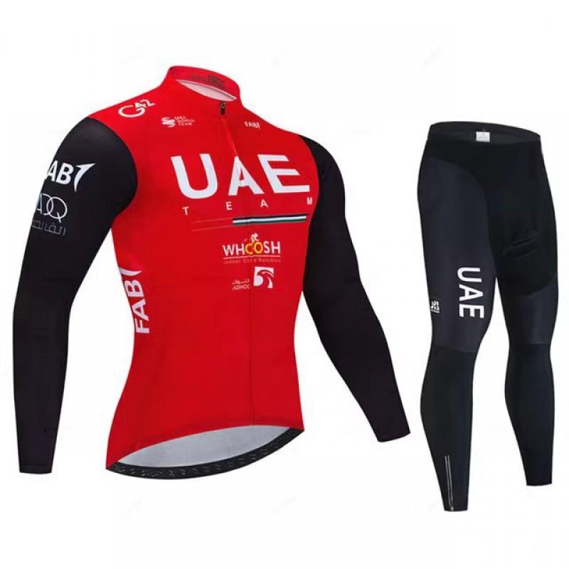 Kinder Winter Fleece Fahrradtrikot Set Langarm Thermisches Fahrrad Outfit Straßen- und Bergfahren