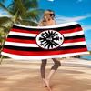 Eintracht Frankfurt Crest Beach Towel, Quick-drying, Easy To Care For, Suitable for Both Fitness and Beach Vacations,Sports Essential