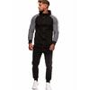 Men's  Winter Pocket Sweatshirt Top Pants Sets Sports Suit Tracksuit  