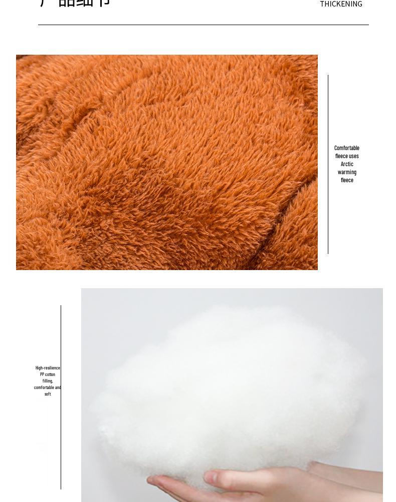 Four Seasons Pet Cushion: Thick Cotton Sleeping Pad for Cats and Dogs